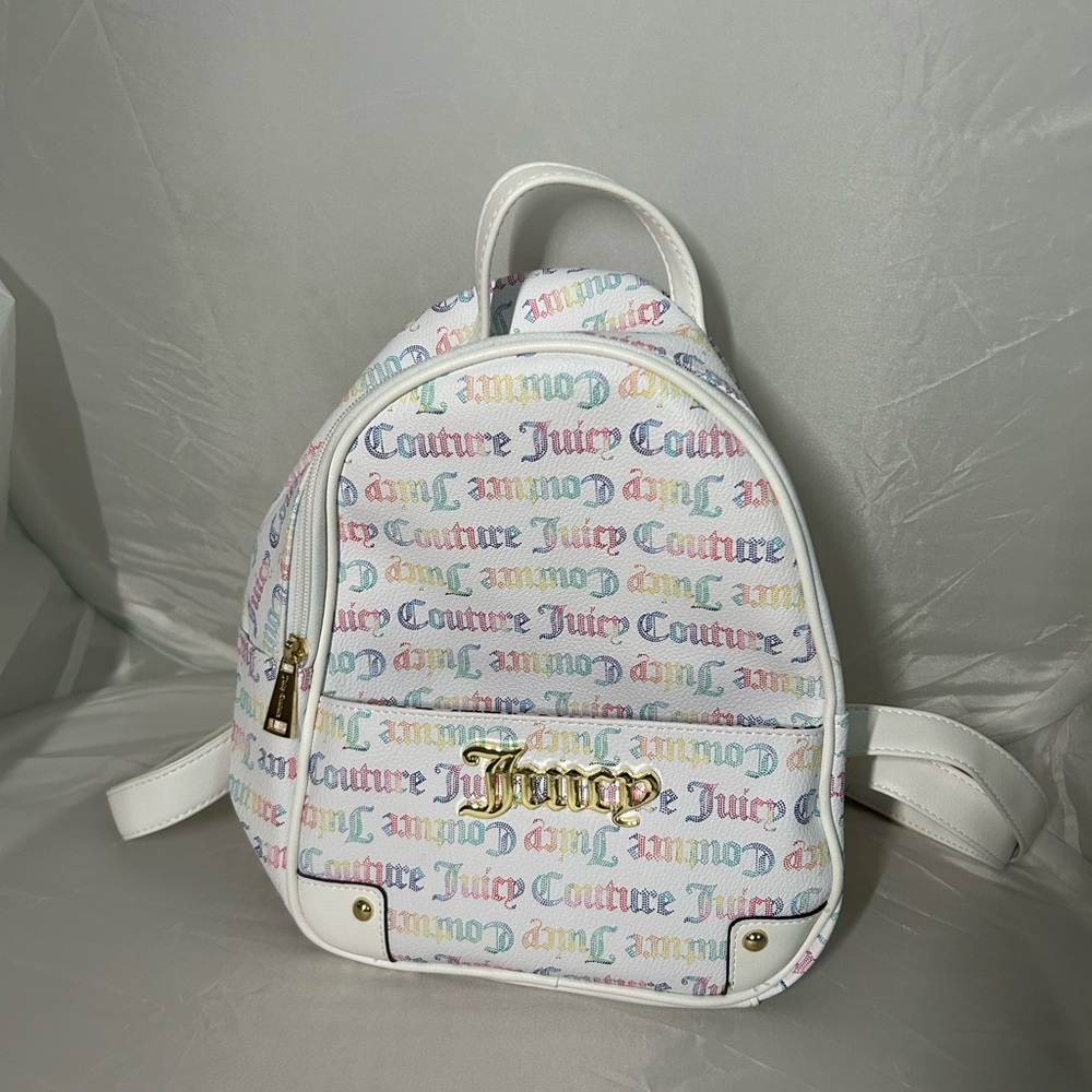 Rainbow logo juicy couture backpack!!